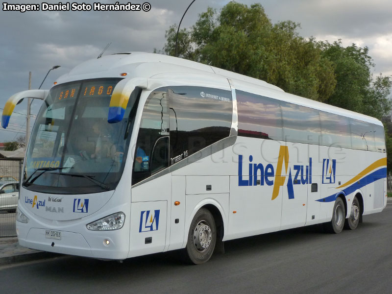 Irizar i6 3.90 / MAN RR4 26.480CO Euro4 / Línea Azul