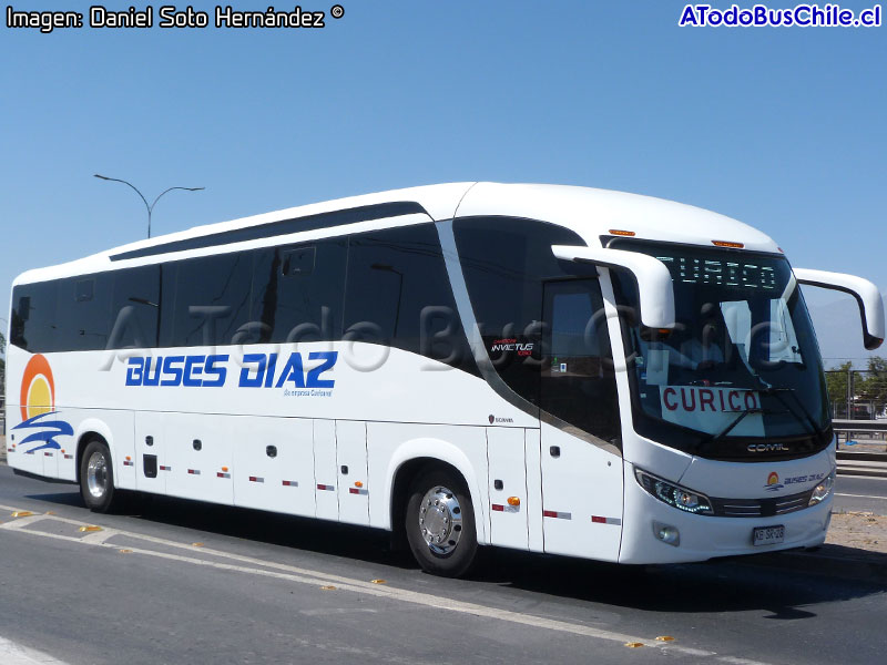 Comil Campione Invictus 1050 / Scania K-360B eev5 / Buses Díaz