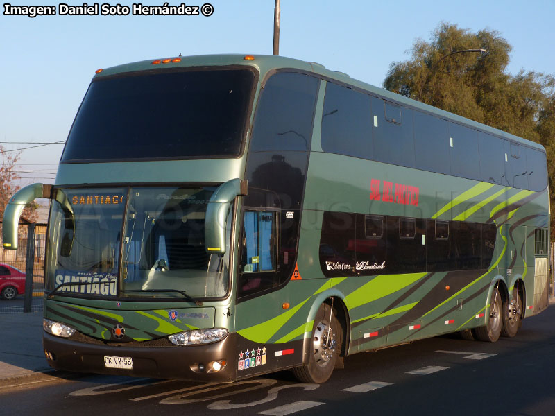 Marcopolo Paradiso G6 1800DD / Scania K-420B / Sol del Pacífico