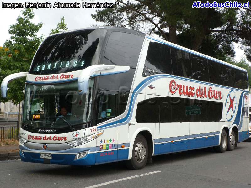 Marcopolo Paradiso G7 1800DD / Scania K-400B eev5 / Cruz del Sur