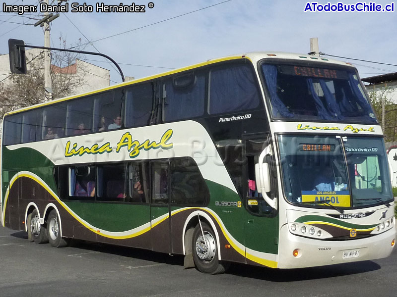 Busscar Panorâmico DD / Volvo B-12R / Línea Azul