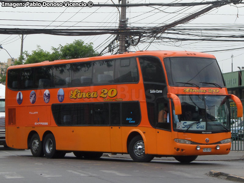 Marcopolo Paradiso G6 1800DD / Scania K-420 / Línea 20 (Auxiliar SuriBus)