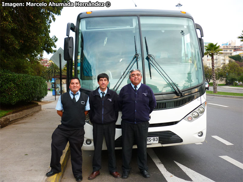 Conductores Transportes Viña: Cristian Aballay, Carlos San Martín, Luis Arancibia