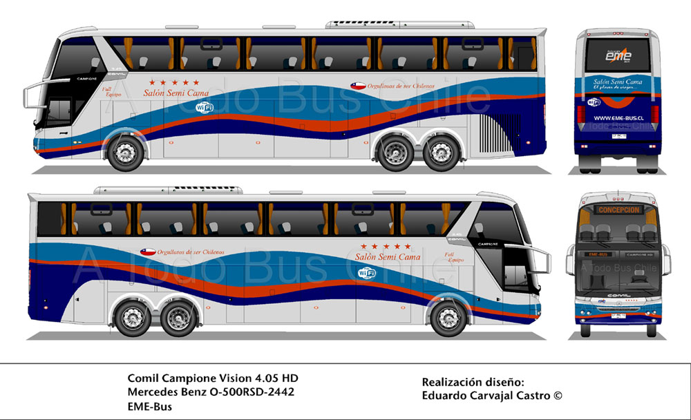 Comil Campione 4.05 HD / Mercedes Benz O-500RSD-2442 / EME Bus