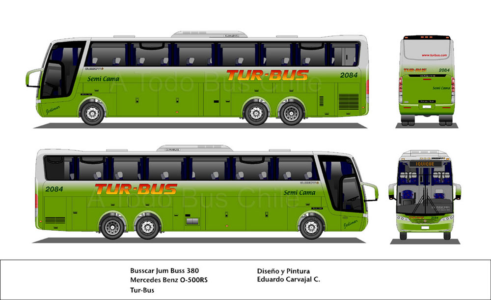 Busscar Jum Buss 380 / Mercedes Benz O-500RS-1836  / Tur Bus