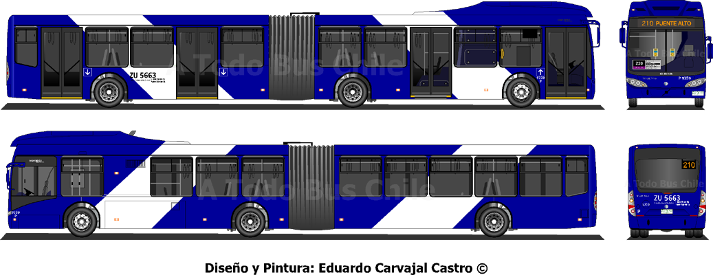 Induscar Caio Mondego LA / Volvo B-9SALF / Servicio Troncal 210