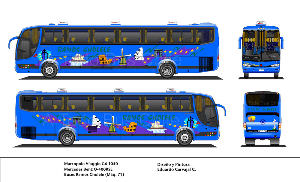 Marcopolo Viaggio G6 1050 / Mercedes Benz O-400RSE / Ramos Cholele