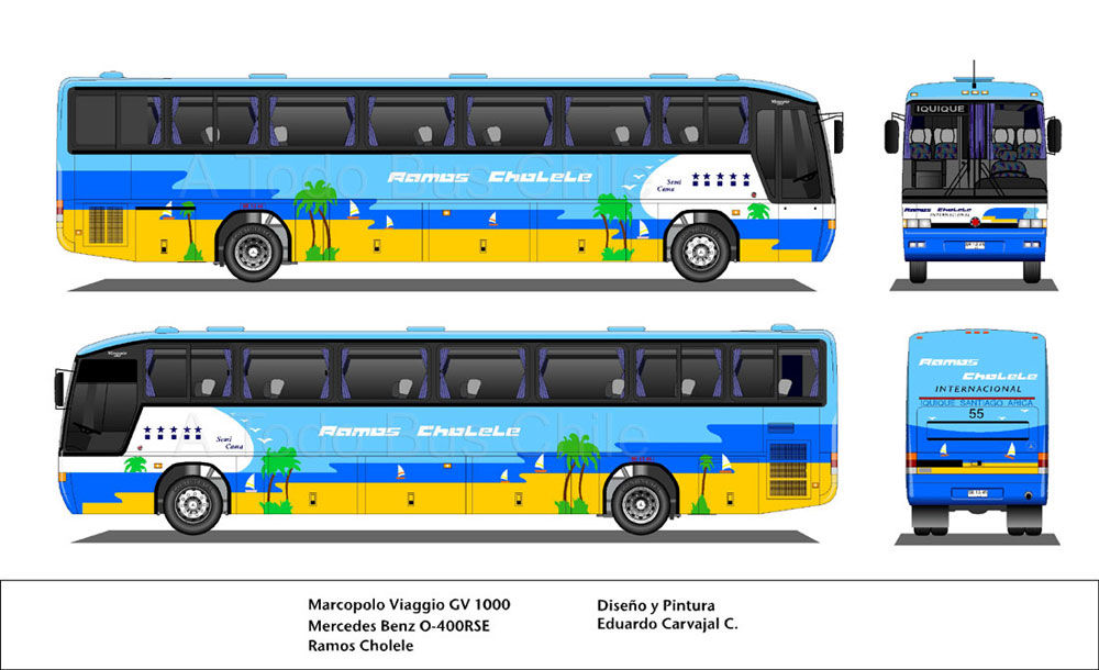 Marcopolo Viaggio GV 1000 / Mercedes Benz O-400RSE / Ramos Cholele