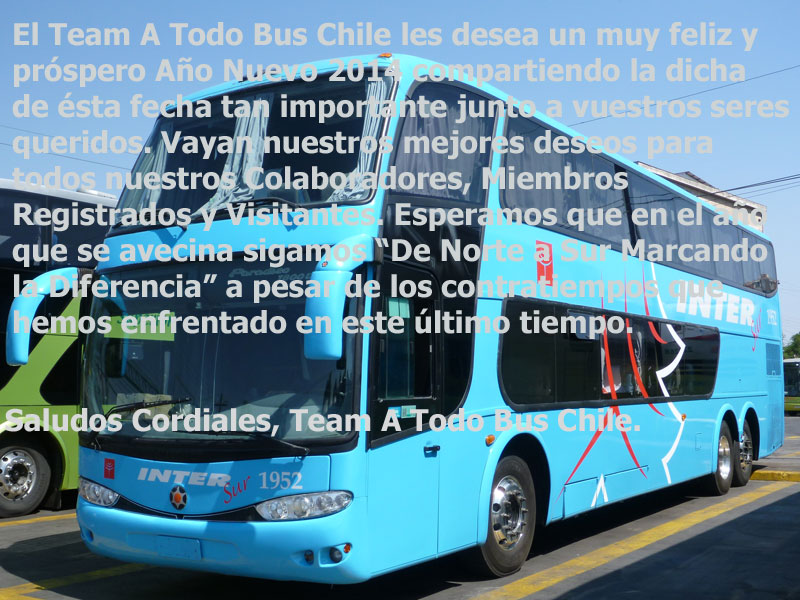 Feliz y Próspero Año 2014 Les Desea A Todo Bus Chile!