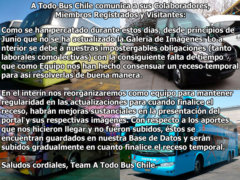 Comunicado Receso Temporal A Todo Bus Chile