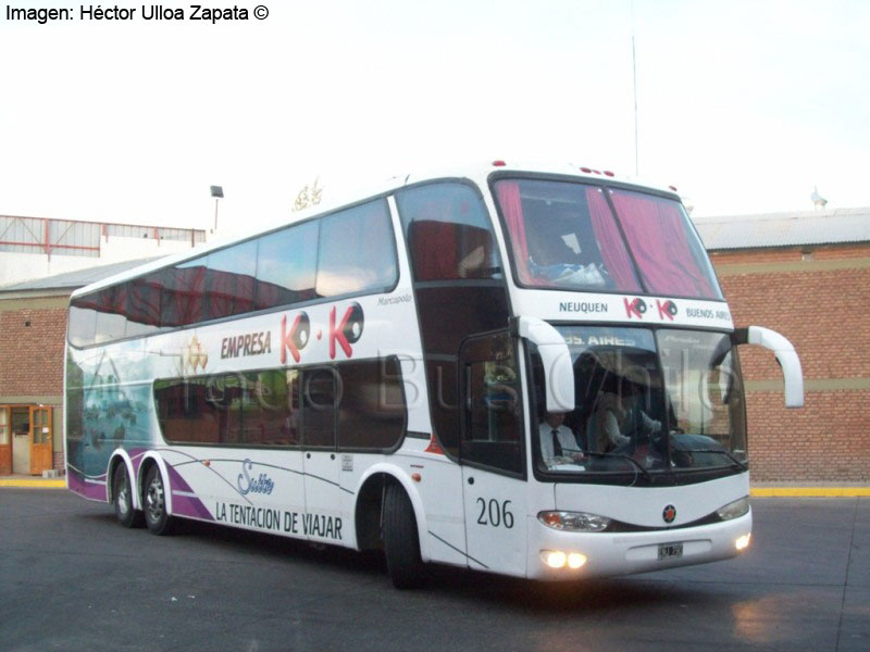 Marcopolo Paradiso G6 1800DD / Mercedes Benz O-400RSD / Empresa Ko-Ko (Argentina)