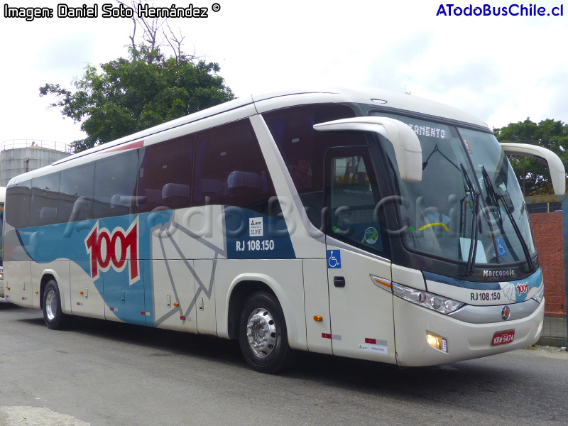 Marcopolo Paradiso G7 1050 / Volvo B-11R Euro5 / Auto Viação 1001 (Río de Janeiro - Brasil)