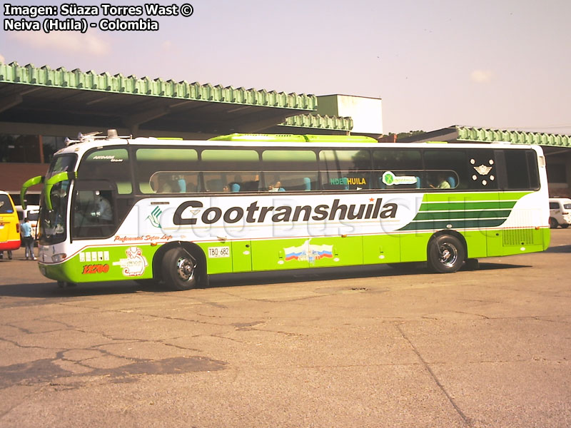 Marcopolo Andare Class 1000 / Mercedes Benz OH-1636L / Cootranshuila (Colombia)