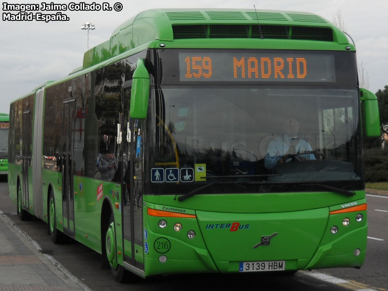 Castrosúa City Versus / Volvo B-9SALF / Línea N° 159 CRTM Madrid (InterBus) (España)