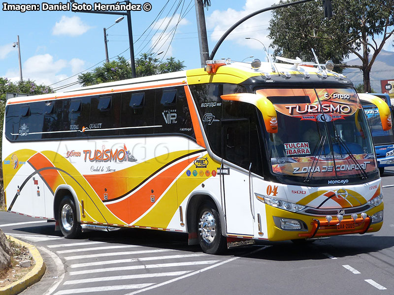 Moncayo Safiro 330 / Hino AK500-1726 / Expreso Turismo (Ecuador)