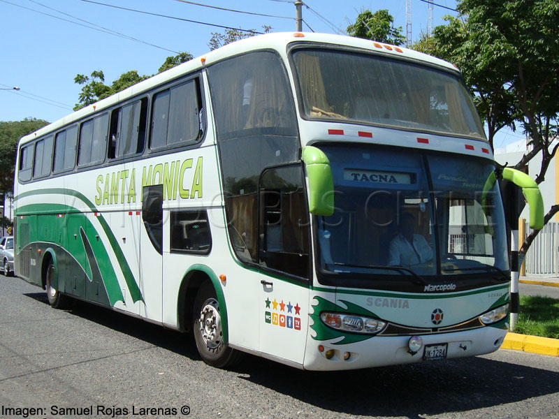 Carrocería Peruana Artesanal / Scania K-113CL / Buses Santa Mónica (Perú)