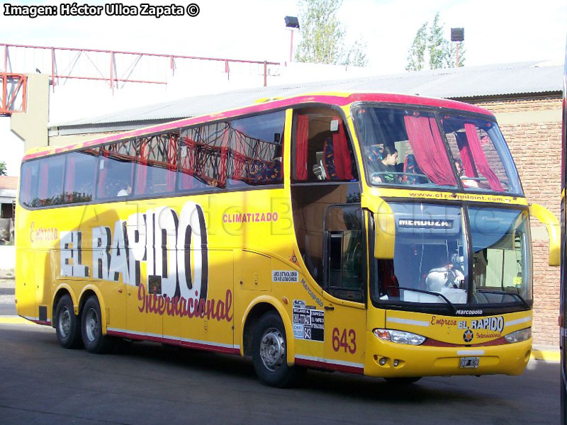 Marcopolo Paradiso G6 1550LD / Scania K-124IB / El Rápido Internacional (Argentina)