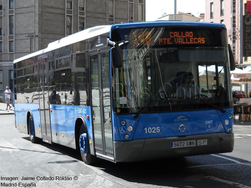 Hispano Habit / IrisBus CityClass / Línea N° 148 Callao - Puente Vallecas EMT Madrid (España)