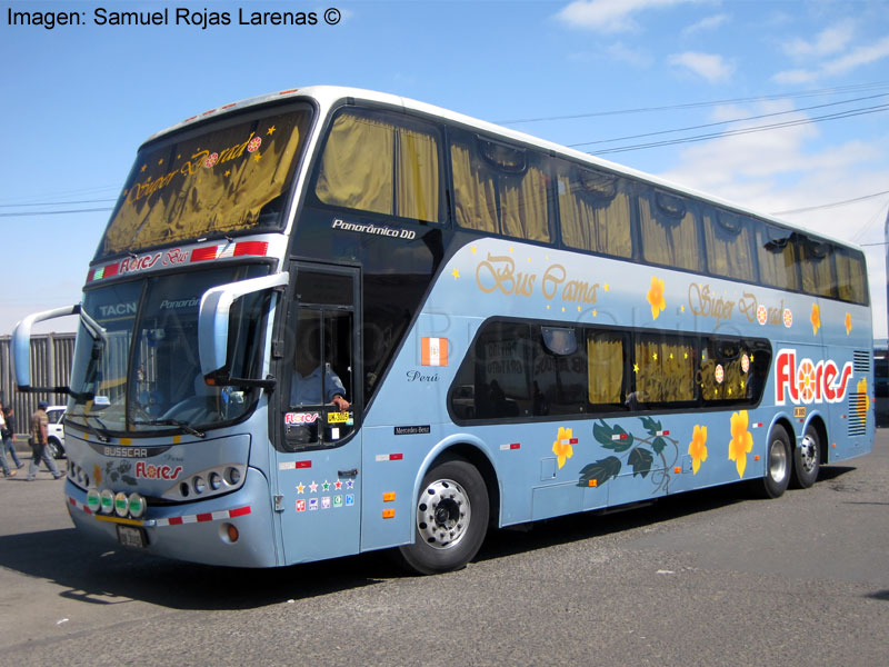 Busscar Panorâmico DD / Mercedes Benz O-500RSD-2436 / Flores Hnos. (Perú)