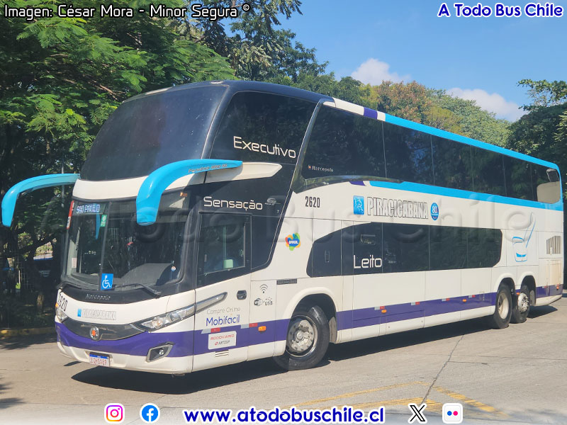 Marcopolo Paradiso New G7 1800DD / Mercedes Benz O-500RSD-2436 BlueTec5 / Viação Piracicabana (São Paulo - Brasil)