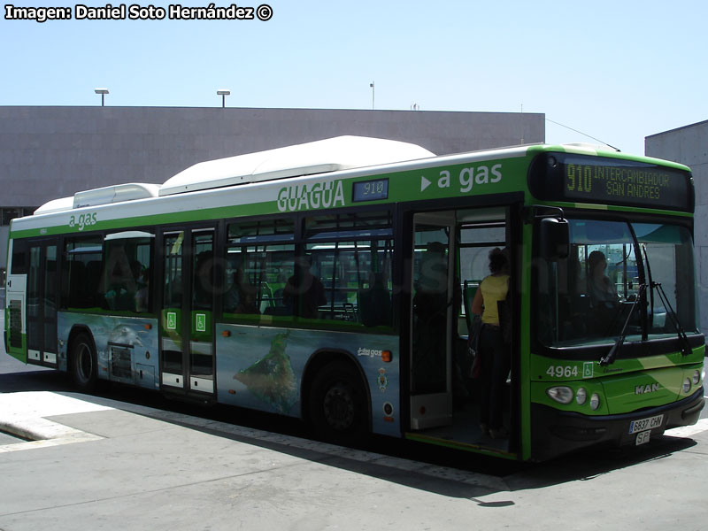 Castrosúa City / MAN NL-243F-GLP / TITSA Línea N° 910 Intercambiador Santa Cruz - Playa de San Andrés (Tenerife - España)