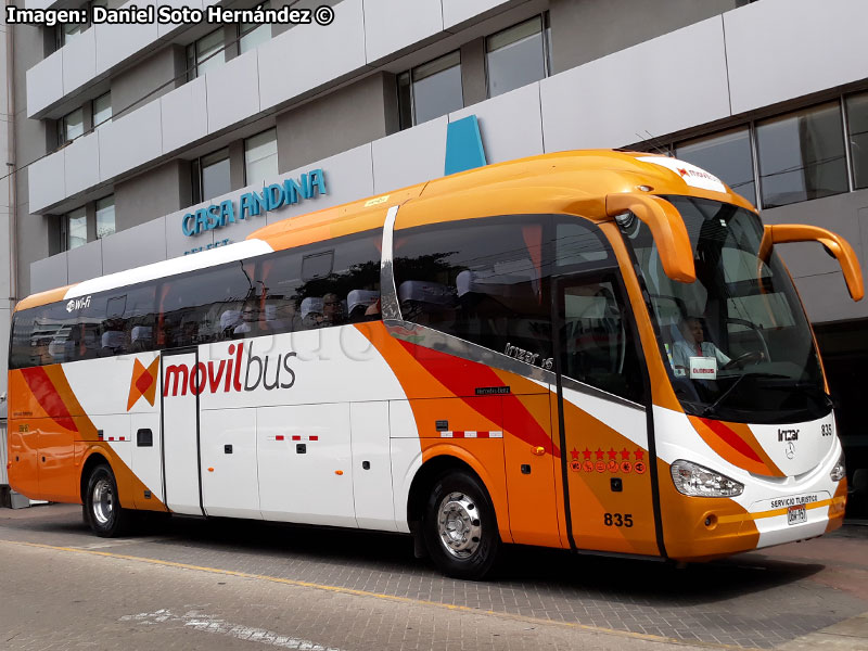 Irizar i6 3.90 / Mercedes Benz O-500RS-1836 BlueTec5 / MovilBus (Perú)