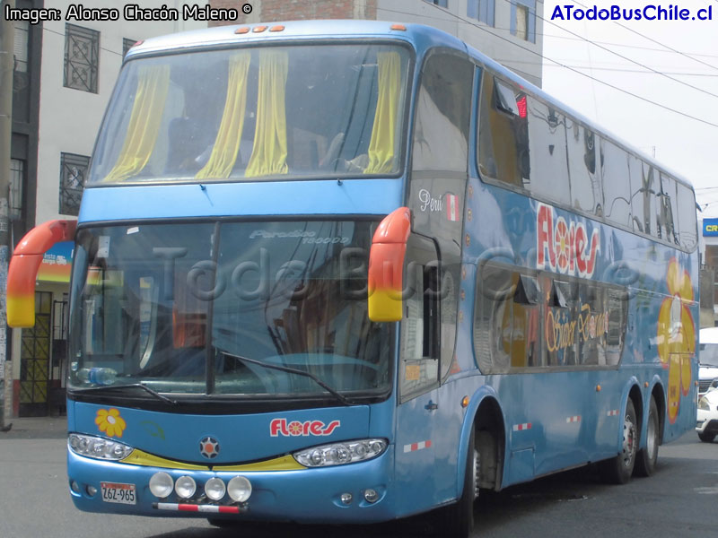 Marcopolo Paradiso G6 1800DD / Mercedes Benz O-400RSD Eletrônico / Transportes Flores Hnos. (Perú)