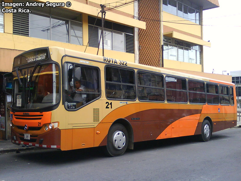 Induscar Caio Apache S22 / Mercedes Benz OF-1722 / Colegios Pedregal (Costa Rica)