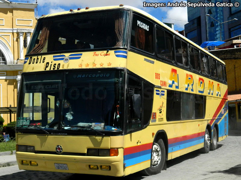 Marcopolo Paradiso GV 1800DD / Mercedes Benz O-400RSD / Transportes Aroma (Bolivia)