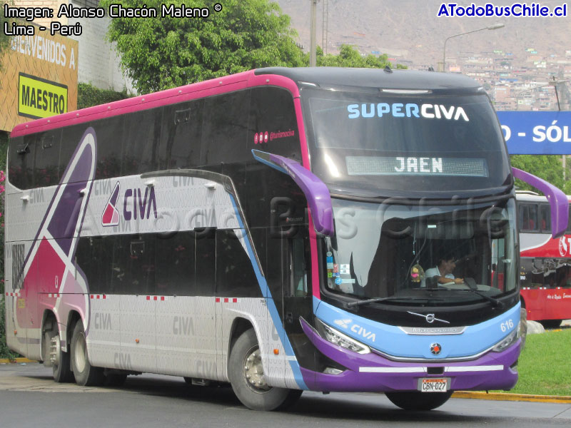 Marcopolo Paradiso G8 1800DD / Volvo B-450R Euro5 / SuperCIVA (Perú)