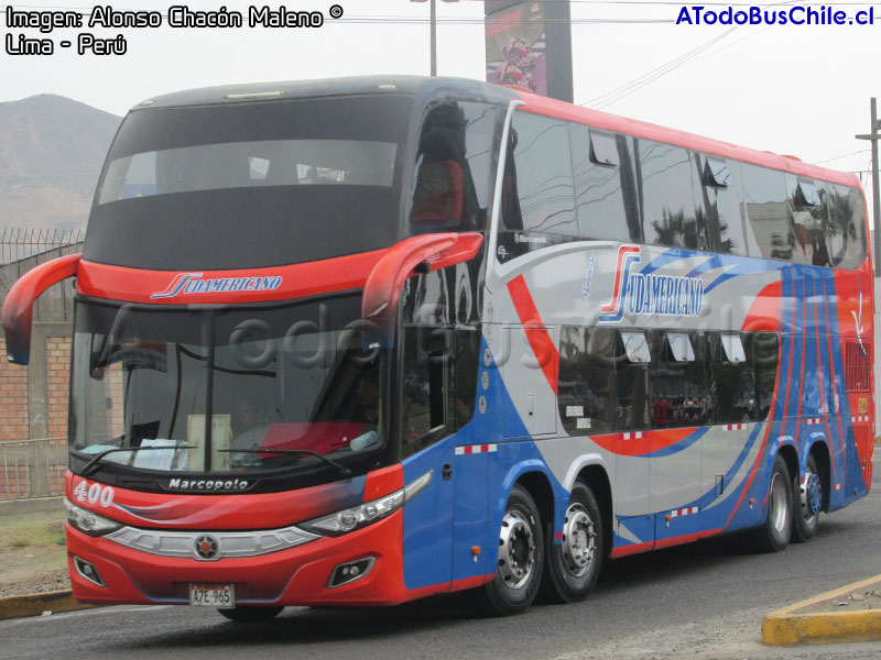 Marcopolo Paradiso G6 1800DD / Scania K-380 8x2 / Expreso Sudamericano (Perú)