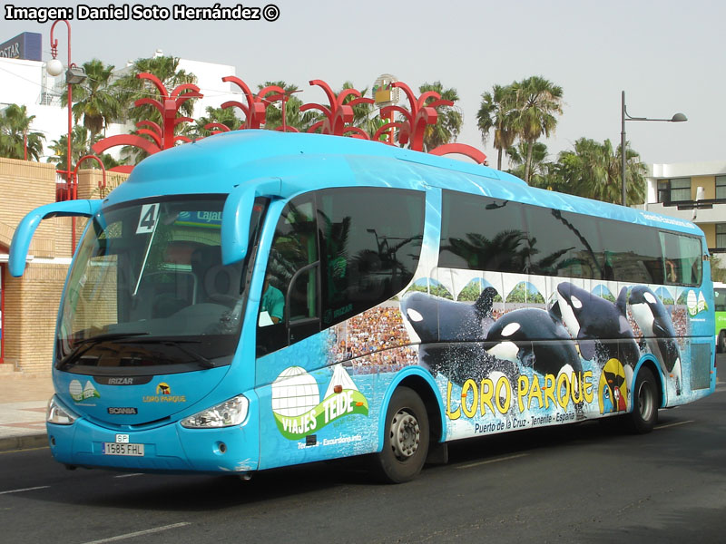 Irizar PB 3.70 / Scania K-114EB eev4 / Viajes Teide al servicio de Loro Parque (Tenerife - España)