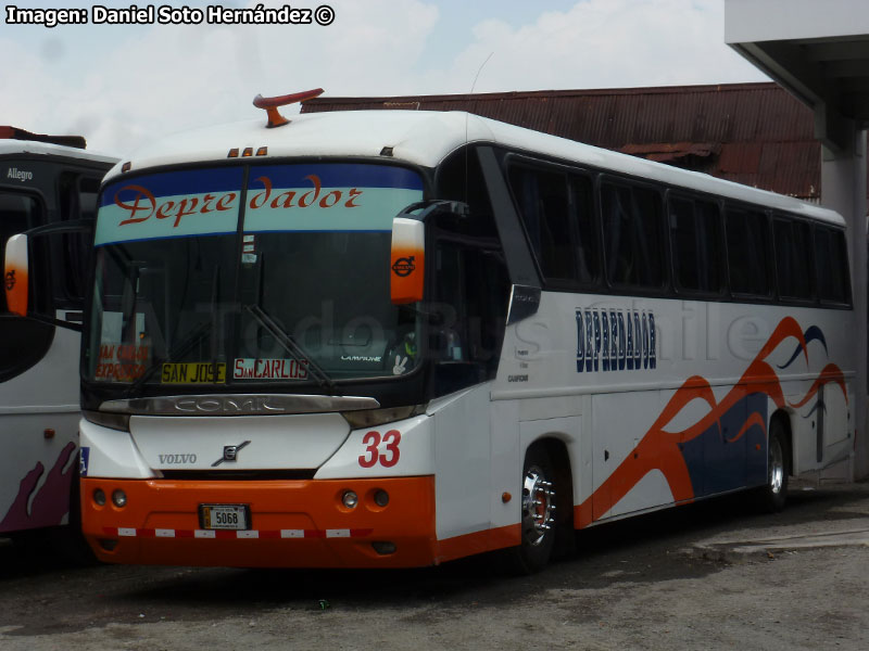 Comil Campione 3.45 / Volvo B-12R / Autotransportes San José - San Carlos (Costa Rica)