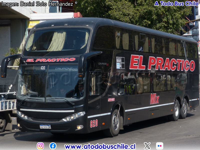 Comil Campione DD / Scania K-410B / El Práctico S.R.L. (Argentina)