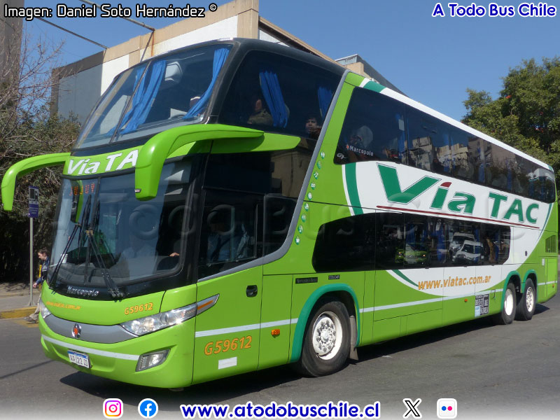 Marcopolo Paradiso G7 1800DD / Mercedes Benz O-500RSD-2436 BleuTec5 / Vía TAC (Argentina)