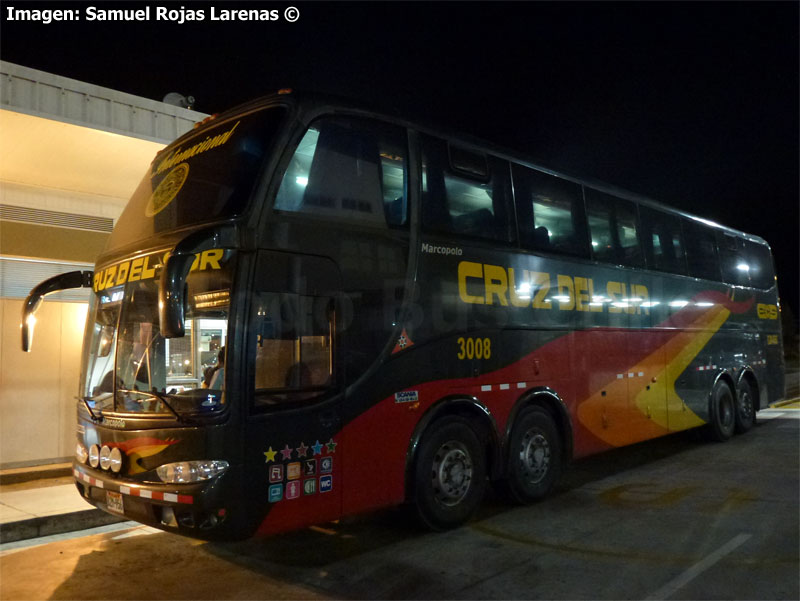 Marcopolo Paradiso G6 1550LD / Scania K-124IB 8x2 / Cruz del Sur (Perú)