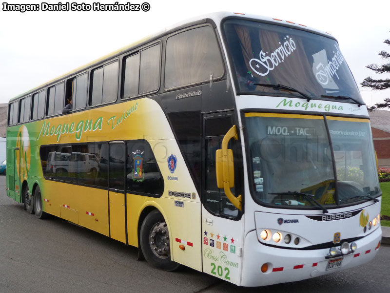 Busscar Panorâmico DD / Scania K-360 / Moquegua Turismo (Perú)