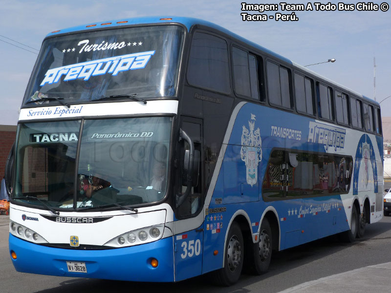 Busscar Panorâmico DD / Scania K-380 8x2 / Transportes Arequipa (Perú)