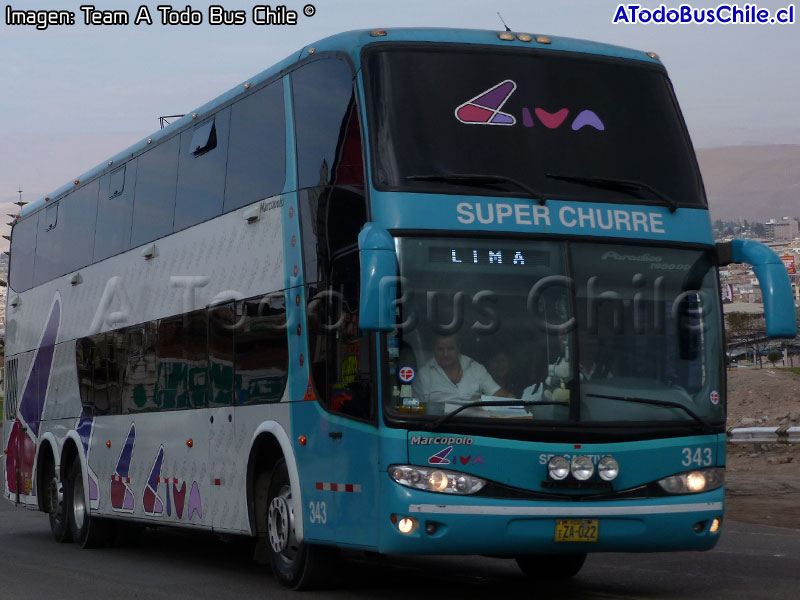 Marcopolo Paradiso G6 1800DD / Mercedes Benz O-500RSD-2436 / CIVA Servicio Super Churre (Perú)
