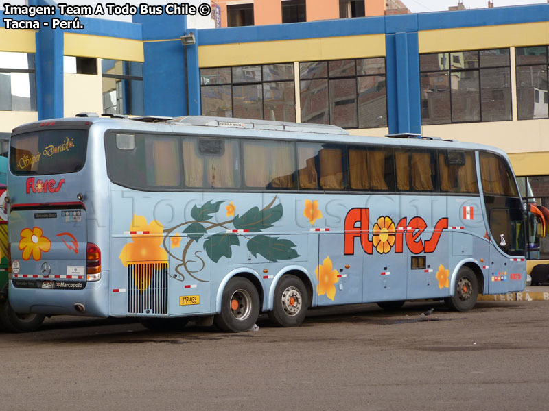 Marcopolo Paradiso G6 1550LD / Mercedes Benz O-400RSD / Flores Hnos. (Perú)