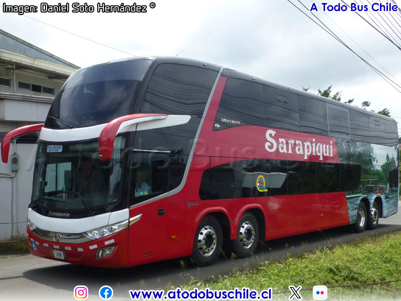 Marcopolo Paradiso G7 1800DD / Scania K-410B 8x2 / Empresarios Guapileños S.A. (Costa Rica)