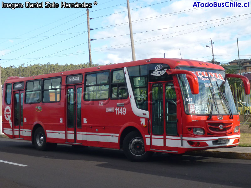 Carrocerías IMETAM / Hino AK500-1726 / Línea Alimentadora A-39 Ecovías Quito (Ecuador)