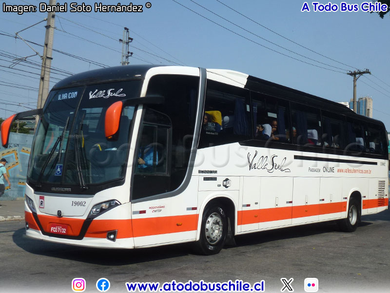 Busscar Vissta Buss 360 / Mercedes Benz O-500RS-1836 BlueTec5 / ValleSul Serviços (São Paulo - Brasil)