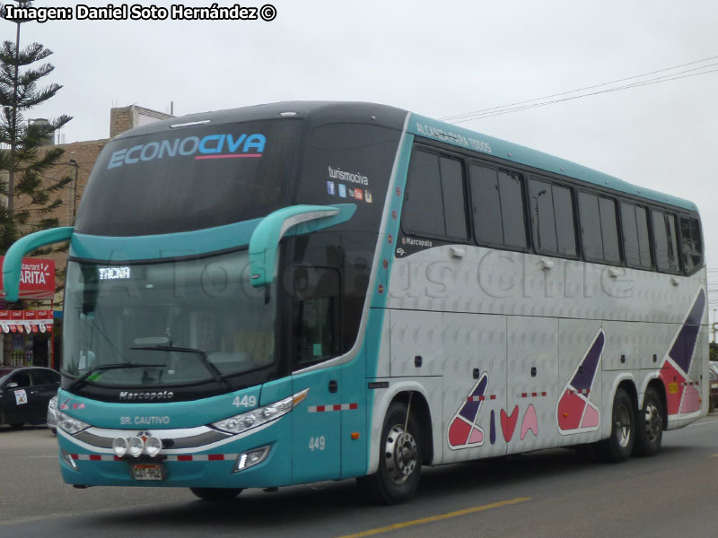 Marcopolo Paradiso G7 1600LD / Mercedes Benz O-500RSD-2436 / EconoCIVA (Perú)