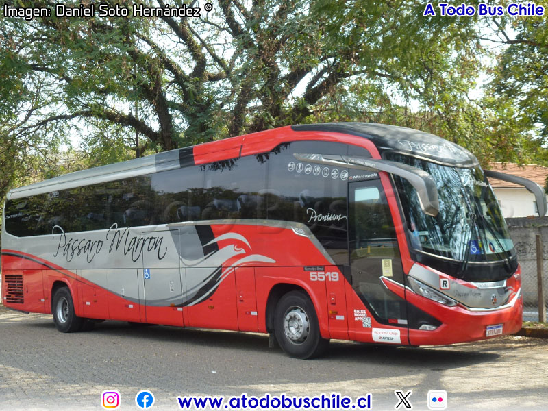 Marcopolo Paradiso G8 1050 / Mercedes Benz O-500R-1931 BlueTec6 / Empresa de Ônibus Pássaro Marron (São Paulo - Brasil)