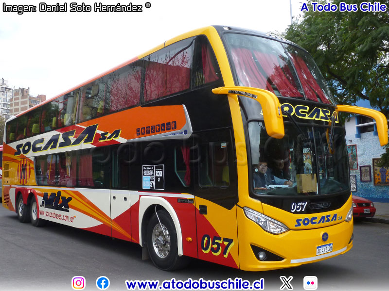 Metalsur Starbus 3 DP / Mercedes Benz O-500RSD-2436 BlueTec5 / Automotores SOCASA (Argentina)