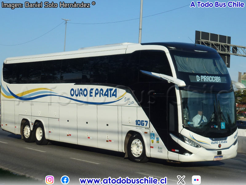 Marcopolo Paradiso G8 1600LD / Scania K-410CB eev6 / Viação Ouro e Prata (Río Grande do Sul - Brasil)