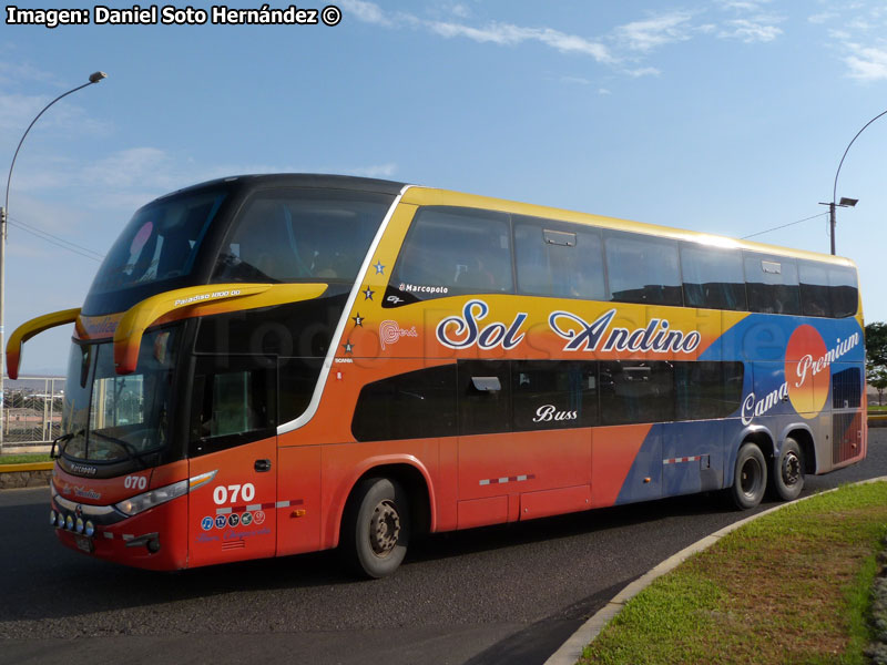 Marcopolo Paradiso G7 1800DD / Scania K-410B / Sol Andino (Perú)