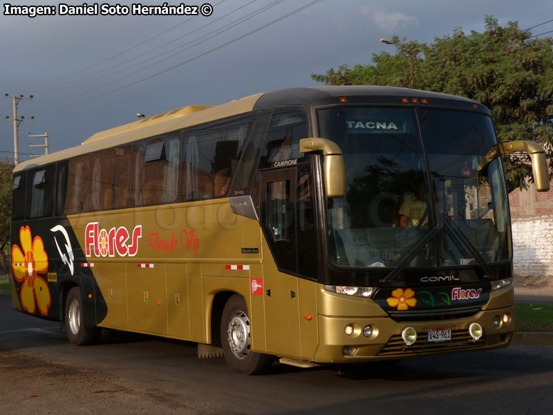 Comil Campione Vision 3.45 / Mercedes Benz OF-1721 / Dorado Vip Transportes Flores Hnos. (Perú)