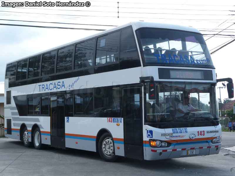 Higer Bus KLQ6130GS / TRACASA S.A. Express Guápiles - Limón (Costa Rica)